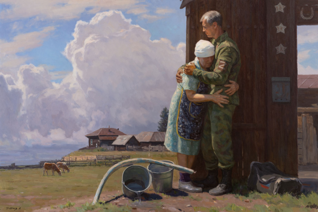 Дареев А.А. Я живой. 2024 г. х.м. 100х150.jpg